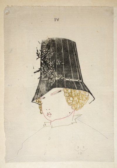 Entwurf für einen Hut, Tafel 4, Illustration aus 