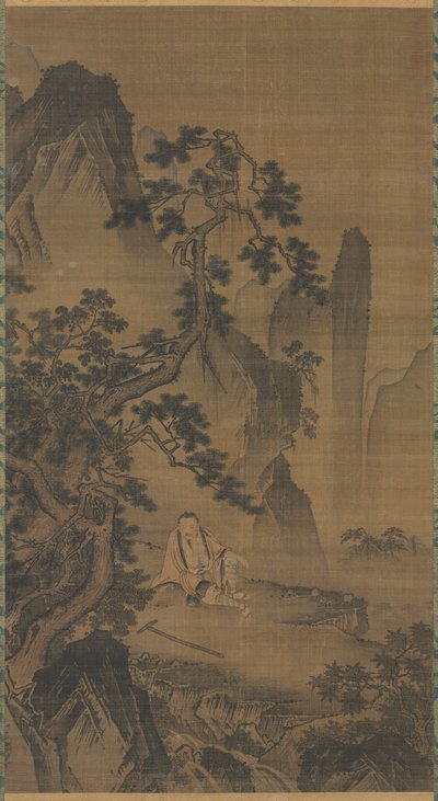 Der Einsiedler Xu You ruht an einem Bach von Dai Jin