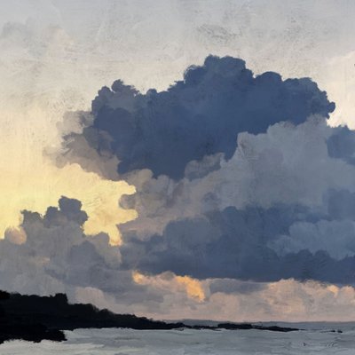 Porthmeor Sonnenuntergang von Dan Hobday