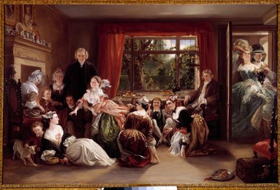Das Spiel der Pantoffeljagd von Daniel Maclise