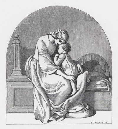 Illustration zu Tennysons Gedicht, Die Prinzessin von Daniel (after) Maclise
