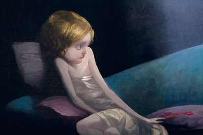 Die junge Braut und die toten Frauen (Detail), aus Blaubart von Charles Perrault (1628-1703) von Daniel Cacouault