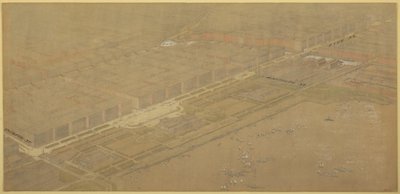 Tafel 114 aus Der Plan von Chicago, 1909: Chicago. Vorgeschlagene Boulevard und Parkstraße an der Michigan Avenue und Pine Street von Daniel Hudson Burnham