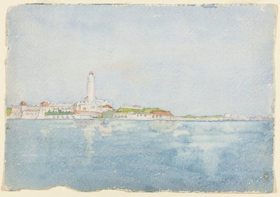 Skizze in Algier, Nordafrika, Reiseskizze von Daniel Hudson Burnham