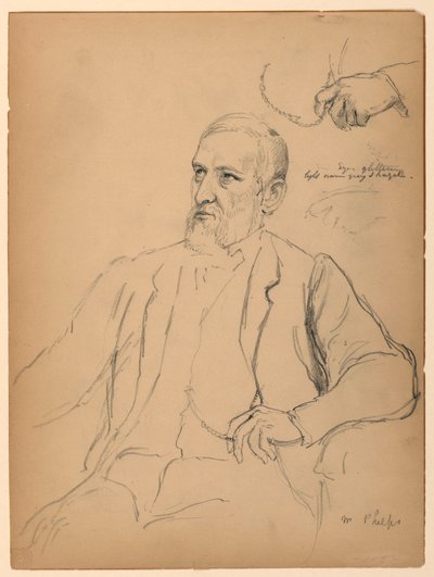 John Jay Phelps sitzend, S, 1863 von Daniel Huntington