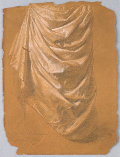 Studie für "Martha tadelt" von Daniel Huntington