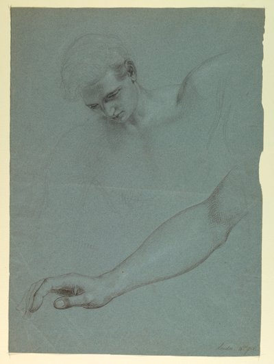 Studie für "Mercys Traum" von Daniel Huntington