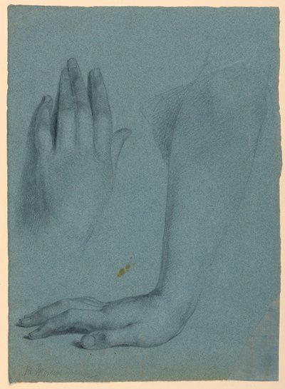 Studie für "Mercys Traum" von Daniel Huntington
