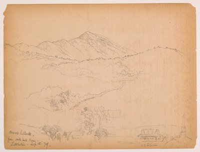 Moose Hillock vom Oak Hill House, Littleton, New Hampshire von Daniel Huntington