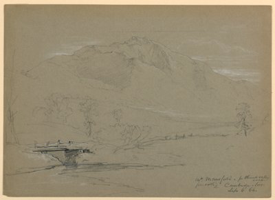 Mount Mansfield von Pleasant Valley Road, Cambridge, Vermont von Daniel Huntington