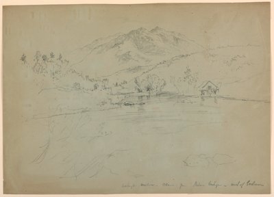 Mount Washington, Mount Madison und Mount Adams von der Brücke nördlich von Gorham, New Hampshire von Daniel Huntington