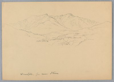 Mt. Mansfield von der Nähe von Stowe, Vermont von Daniel Huntington