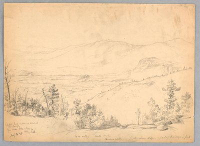 Blick nach Süden vom Mt. Kearsarge, New Hampshire von Daniel Huntington