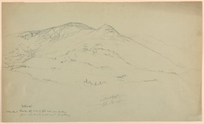 Welch Mountain in Waterville und Thornton, New Hampshire, von Sandwich Notch Road, Campton von Daniel Huntington