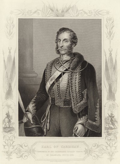 Earl of Cardigan (Gravur) von Daniel John. Pound