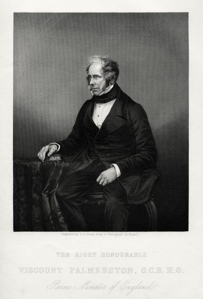 Henry John Temple, 3. Viscount Palmerston, britischer Staatsmann, um 1880 von Daniel John Pound