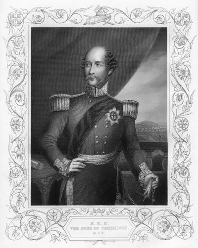 Prinz George 1819-1904, der Herzog von Cambridge, 1857 von Daniel John Pound
