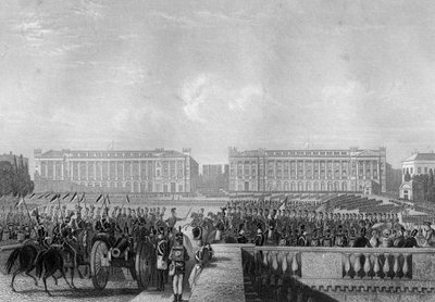 Der Einzug der Alliierten in Paris, 1815, ca. 1857 von Daniel John Pound