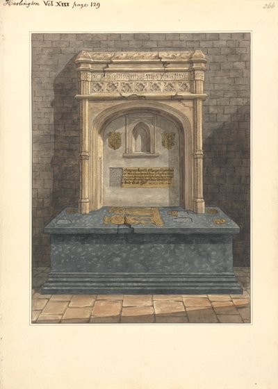 Grab von Gregory Lovell und seiner Frau Anne, Harlington Kirche von Daniel Lysons