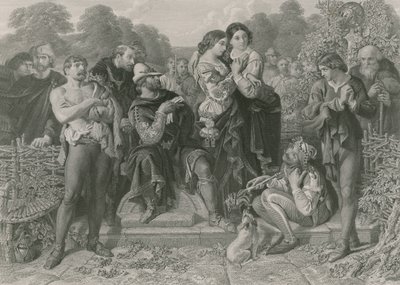 Orlando und der Ringer, Wie es euch gefällt von Daniel Maclise