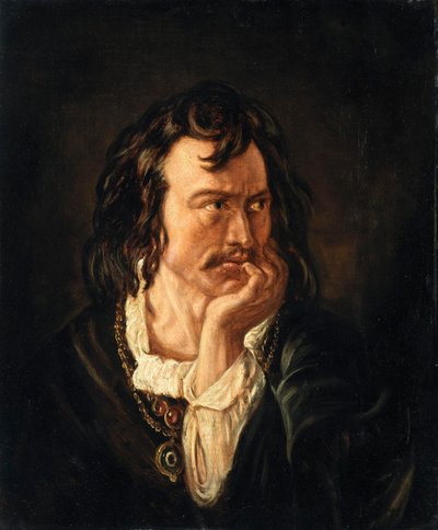 Porträt von Edmund Kean (1787-1833), Schauspieler, als Hamlet von Daniel Maclise