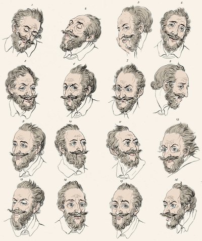 König Heinrich IV. von Frankreich (1553-1610) in „Essays über Physiognomie, entworfen zur Förderung der Kenntnis und Liebe der Menschheit“ von John Caspar Lavater - Gravur nach Daniel Chodowiecki von Daniel Nikolaus (after) Chodowiecki