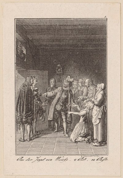 Aus der Jagd von Weisse von Daniel Nikolaus Chodowiecki