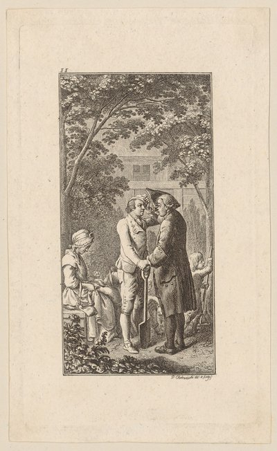 Besuch des Schulmeisters des Herrn von Lindenberg beim sogenannten 