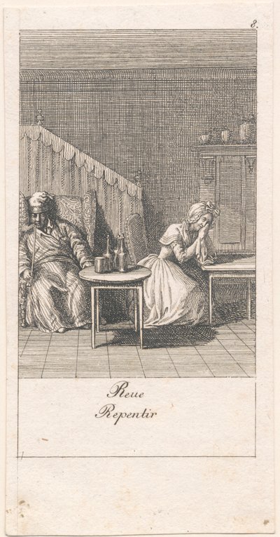 Beweggründe zur Heirat und ihre Folgen. Bl. 8 von Daniel Nikolaus Chodowiecki