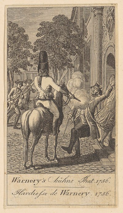 Blatt 4 der "Brandenburgischen Kriegsszenen" von Daniel Nikolaus Chodowiecki