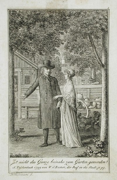 Illustration zu Beckers Taschenbuch für 1799 von Daniel Nikolaus Chodowiecki