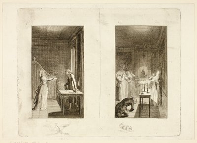 Illustration zu Samuel Richardsons Clarissa von Daniel Nikolaus Chodowiecki