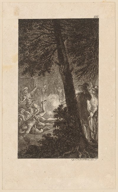 Titelkupfer zu "Gil Blas von Santillana", Band 3 von Daniel Nikolaus Chodowiecki
