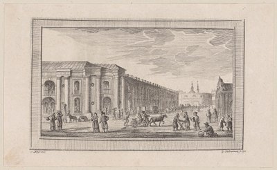 Titelkupfer zu Storchs "Gemälde von St. Petersburg", zweiter Teil von Daniel Nikolaus Chodowiecki
