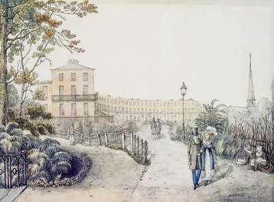 The Crescent, Cheltenham, 1821 von Daniel Thomas Egerton