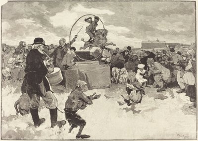 Die gelehrten Hunde von Daniel Vierge