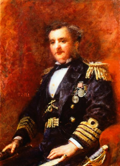 Porträt von Admiral Mervyn Medlycott von Danielle Ranzoni
