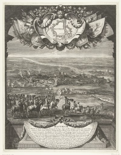 Eroberung von Maastricht durch die Franzosen am 30. Juni 1673 von Daniël Marot (I)
