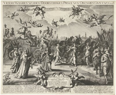 Allegorischer triumphaler Einzug von Friedrich Heinrich, 1629 von Daniël van den Bremden