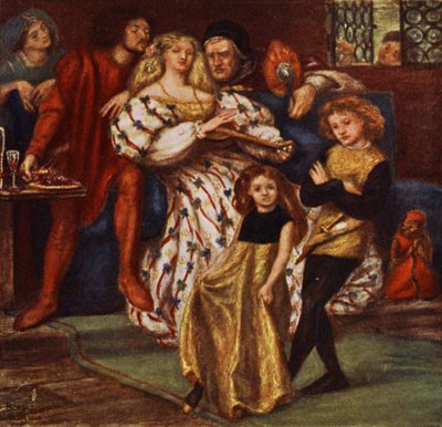 Die Familie Borgia von Dante Gabriel (after) Rossetti