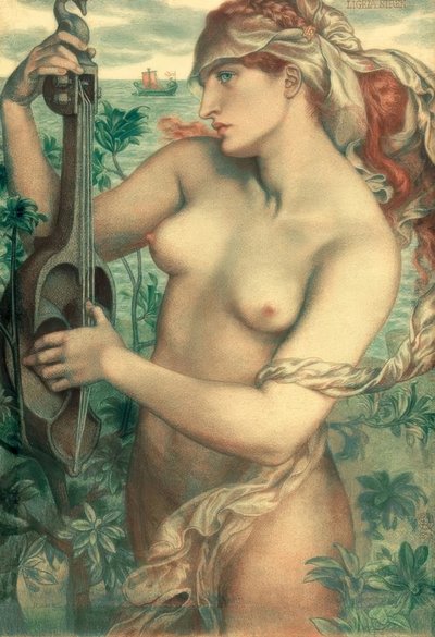 Ligeia Sirene von Dante Gabriel Charles Rossetti