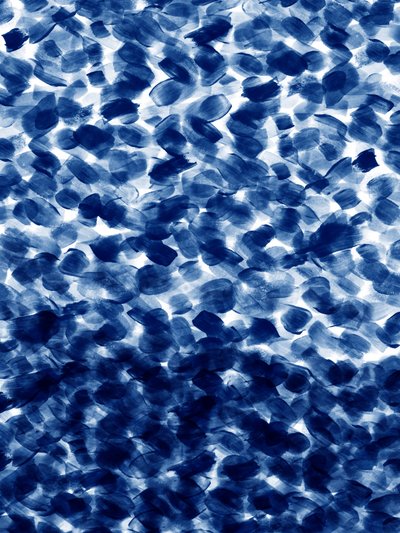 Indigo Abstraktes Muster von Danushka Abeygoda