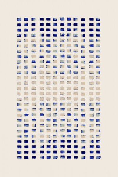 Modernes blaues Gitter von Danushka Abeygoda