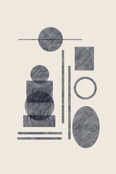 Texturierte geometrische Formen von Danushka Abeygoda