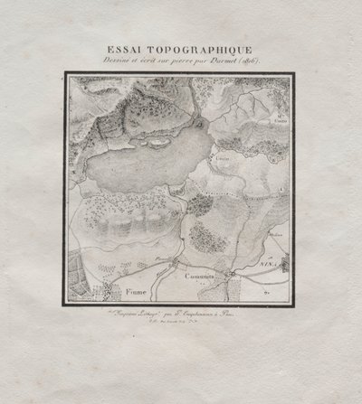 Receuil dessais lithographiques: Essai topographique von Darmet