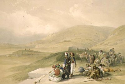 Jakobsbrunnen in Sichem, 17. April 1839, Tafel 40 aus Band I von 