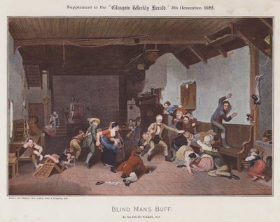 Blinde Kuh von David (after) Wilkie