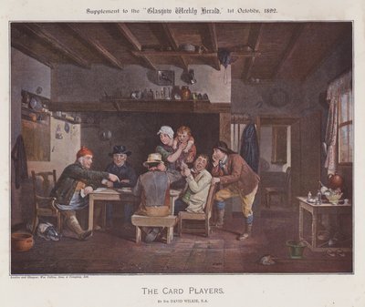 Die Kartenspieler von David (after) Wilkie