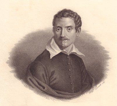 Porträt des italienischen Malers Domenico Zampieri, auch bekannt als Domenichino (1581-1641), Kupferstich von A Locatelli von John Ward Dunsmore