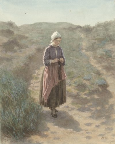 In den Dünen von Zandvoort von David Adolph Constant Artz